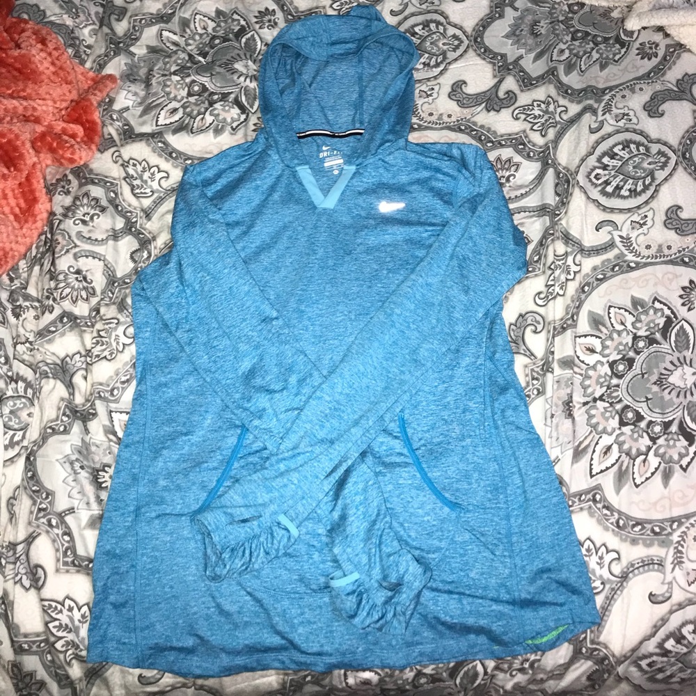 Blue nike pullover